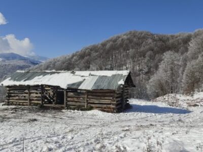 طبیعت زمستانی روستای گردنه سر سوادکوه