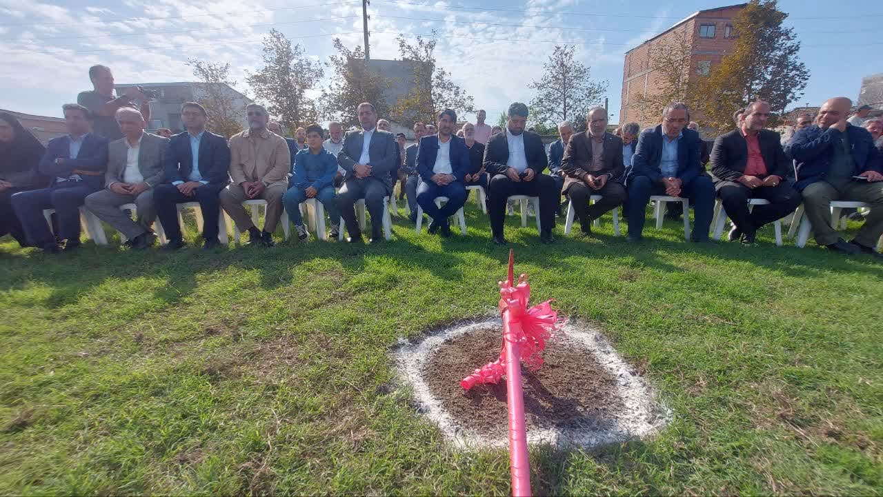 آیین کلنگ زنی درمانگاه تامین اجتماعی فریدونکنار برگزار شد