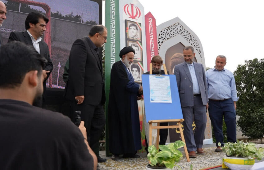 آئین افتتاح طرح توانمندسازی روستای خراسان محله در بندپی بابل